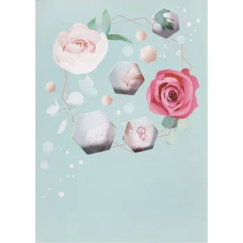 Set školních potřeb Samolepící bločky - Květiny