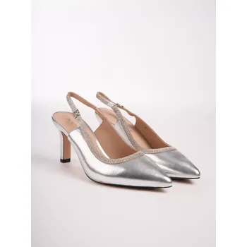 Dámské lodičky PETER KAISER dámské lodičky s prázdnou patou stříbrné