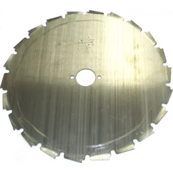 Nůž křovinořezu 22 zubů 225/20 dlabací