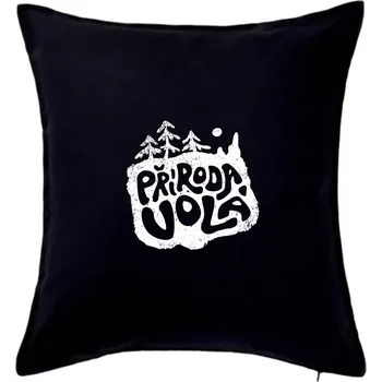 Polštář Příroda volá - Polštář 50x50 - 50x50 - Pouze potah ( Černá )