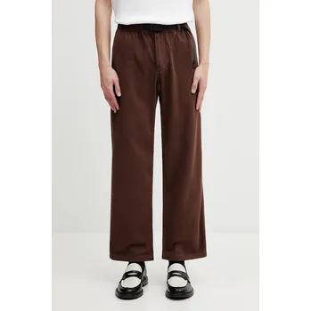 Pánské kalhoty Bavlněné kalhoty Gramicci GRAMICCI PANT STRAIGHT FIT, M, hnědá, 88X