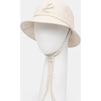 Klobouk Bavlněný klobouk Café Kitsuné, ONE SIZE, béžová, 12X