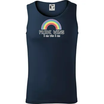Pride wins i am who i am - Tílko pánské Core - XL ( Námořní modrá (téměř černá) )