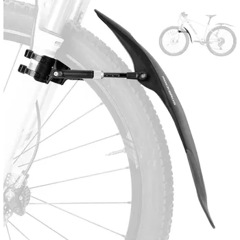 Blatník na kolo ROCKBROS Blatník na kolo přední pro MTB a městské kolo ČERNÁ