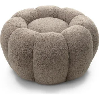 Taburet Čalouněný taburet Perugia bouclé cappuccino