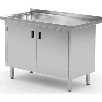 Jídelní stůl TECHNICA Stůl s jedním umyvadlem, levý se skříňkou 1100x700x850 mm | TECHNICA, 219L1170