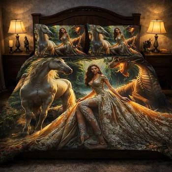 Povlečení 2-dílné ložní povlečení - Fantasy princezna