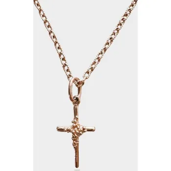 Přívěsek Křížek Granulace No.114 Růžové zlato