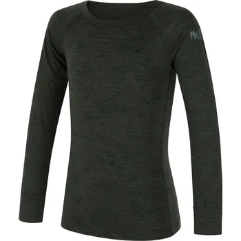 Dívčí tričko Dětské triko Zulu Merino Woody 160 Long Dětská velikost: 110-116 / Barva: zelená