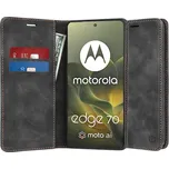 Flipové pouzdro Techsuit Confy pro Motorola Edge 70 - Černé