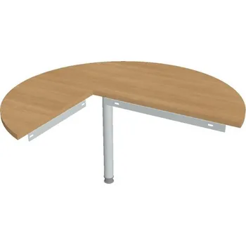 Psací stůl Stůl jednací pravý - GP 22 P N - DUB , ŠEDÁ Ral 9006