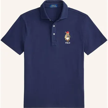 Pánská košile Polo Ralph Lauren Pánská Piqué Polokošile, tmavě modrá /...