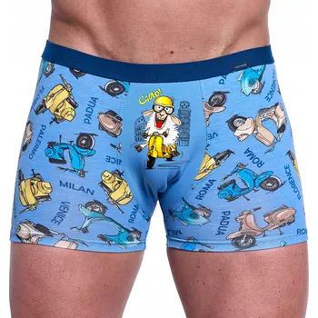 Pánské spodní prádlo Pánské boxerky Cornette Tattoo 280/243 Ciao vel. XXL (52) scooters modré