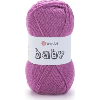 Galanterie Yarn Art příze Baby 560 růžovofialová