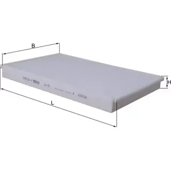 Kabinový filtr KNECHT Filtr vzduchu v interiéru KNC LA 75