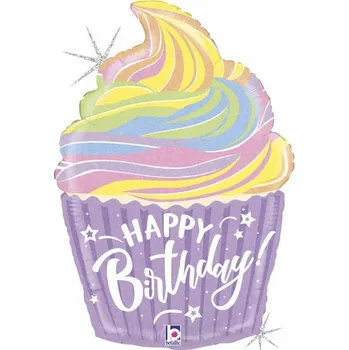 Balónek HB pastelový košíček 27"/69cm fóliový balónek