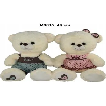 plyšák Medvídek v oblečku 40 cm MIX /Sun-Day