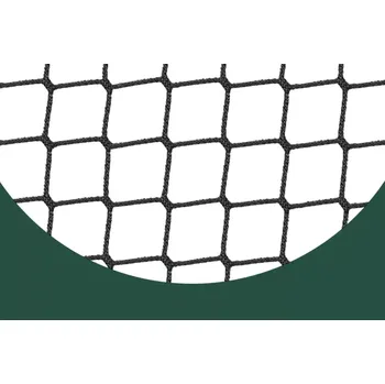 Sportovní branka Síť na mini branku 180 × 120 cm, hloubka 30/60 cm (Bezuzlová síť z vysoce pevného polypropylenu 2,5 mm pro minibranku 120 × 80 cm, hloubka 30/60 cm, oko 4,5 cm, černá)