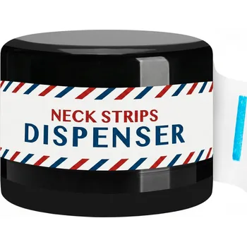 Kadeřnická papírová krabička na obojek - černá