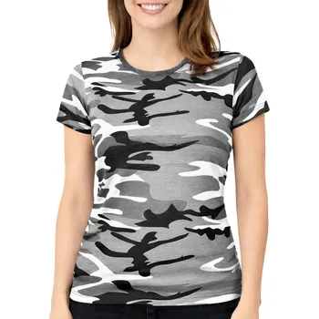 Dámské maskáčové tričko Malfini metro (Bavlněné tričko pro ženy Malfini Pure Camo)