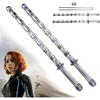 Replika zbraně Bojová Tyč "Black Widow Staff - Purple" Avengers - 133 cm
