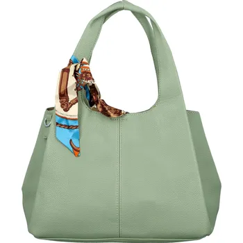 Kabelka Módní dámská koženková kabelka do ruky Nerilly, modrozelená