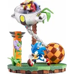 Numskull Sonic 30th Anniversary - Sonic vs Dr. Eggman Diorama 24cm