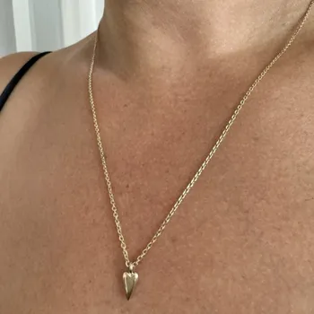 Náhrdelník Náhrdelník Od srdce - velké Žluté zlato