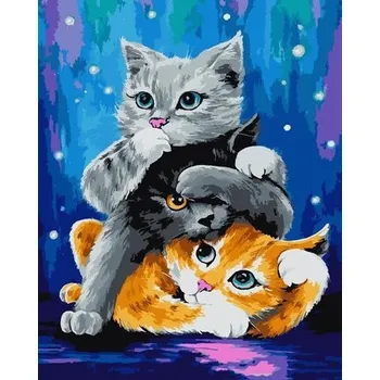 Dětské zboží Malowanie po numerach 40x50 Kotki