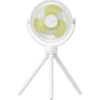 Domácí ventilátor JisuLife - Prémiový stolní dětský ventilátor Life1 (FA24) - přenosný, 4000mAh, 4 rychlosti - čistě bílý