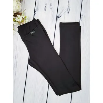 Dívčí legíny Kulišárny Dětské legíny silky BLACK VELIKOST: 86 (12-18 měsíců)