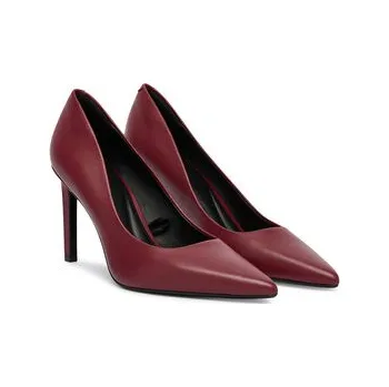 Dámské lodičky Lodičky Calvin Klein Ess Stiletto 90 HW0HW02608 Bordó 37