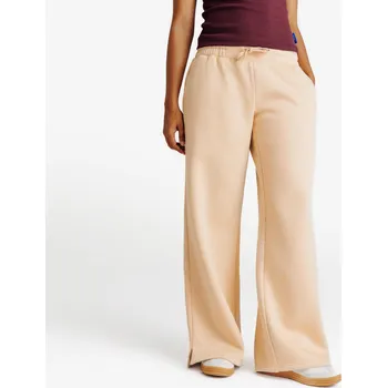 DECATHLON Dámské tepláky rovný střih Elementals S BÉŽOVÁ