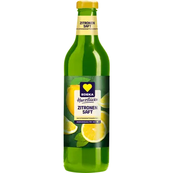 Edeka 100% citrónová šťáva 750 ml - originál z Německa