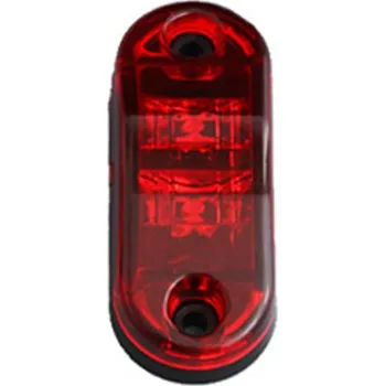 Přídavný světlomet Zadní obrysové světlo LED, červený ovál, KF662ERED