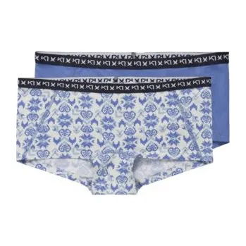 Kalhotky Dámské kalhotky Kari Traa Tina Hipster 2Pk Velikost: M / Barva: modrá