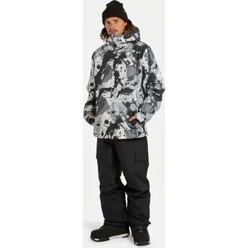 DC Shoes Lyžařská bunda Basic Print ADYTJ03097 Šedá Regular Fit M