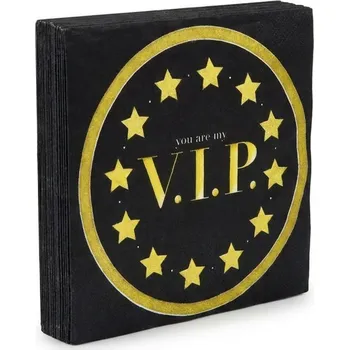 Party dekorace Papírové ubrousky VIP 20ks