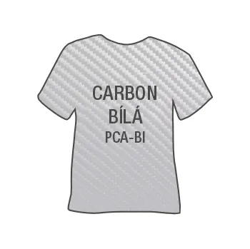 Kancelářská technika CARBON nažehlovací folie POLI-TAPE CRAFT .: BÍLÁ