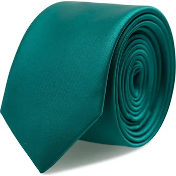 Kravata XL s kapesníčkem Brinkleys - smaragdová provedení: kravata Classic - prodloužená délka