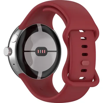 Příslušenství k fitness náramku Techsuit - Řemínek na hodinky (W031) - Google Pixel Watch 3 45 mm - Bordeaux