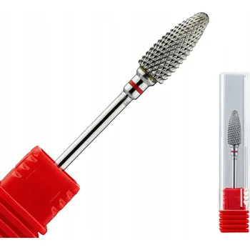 FRÉZA KARBIDOVÁ ze slinutého karbidu, KUŽELOVÁ, pro hybridní manikúru a pedikúru