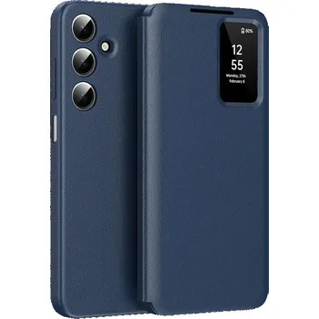 Pouzdro na mobilní telefon Flipové pouzdro Techsuit SmartView pro Samsung Galaxy A26 - Modré