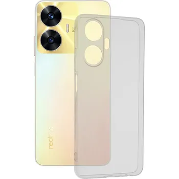 Pouzdro na mobilní telefon Techsuit - čirý silikon - Realme C55 - průhledný
