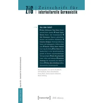 Zeitschrift für interkulturelle Germanistik - Bendheim, Amélie [DE] (2025, Brožovaná, transcript)