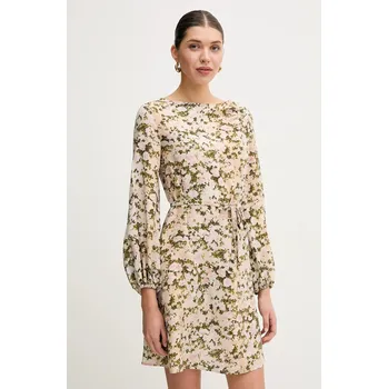 Dámské šaty Hedvábné šaty Weekend Max Mara 2515221041600 béžová 80X, vel. 34