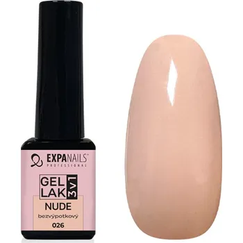 Lak na nehty UV/LED Gel lak 3v1 - Nude 5 ml