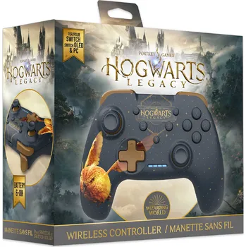 Gamepad Bezdrátový herní ovladač Hogwarts Legacy – Golden Snidget (Switch)