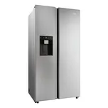 Americká lednice s mrazákem Haier HSW79F18CIMM / 601 l / nerez