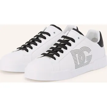 Pánská obuv Dolce & Gabbana Pánské Sneakersy Portofino, bílá / černá, 44